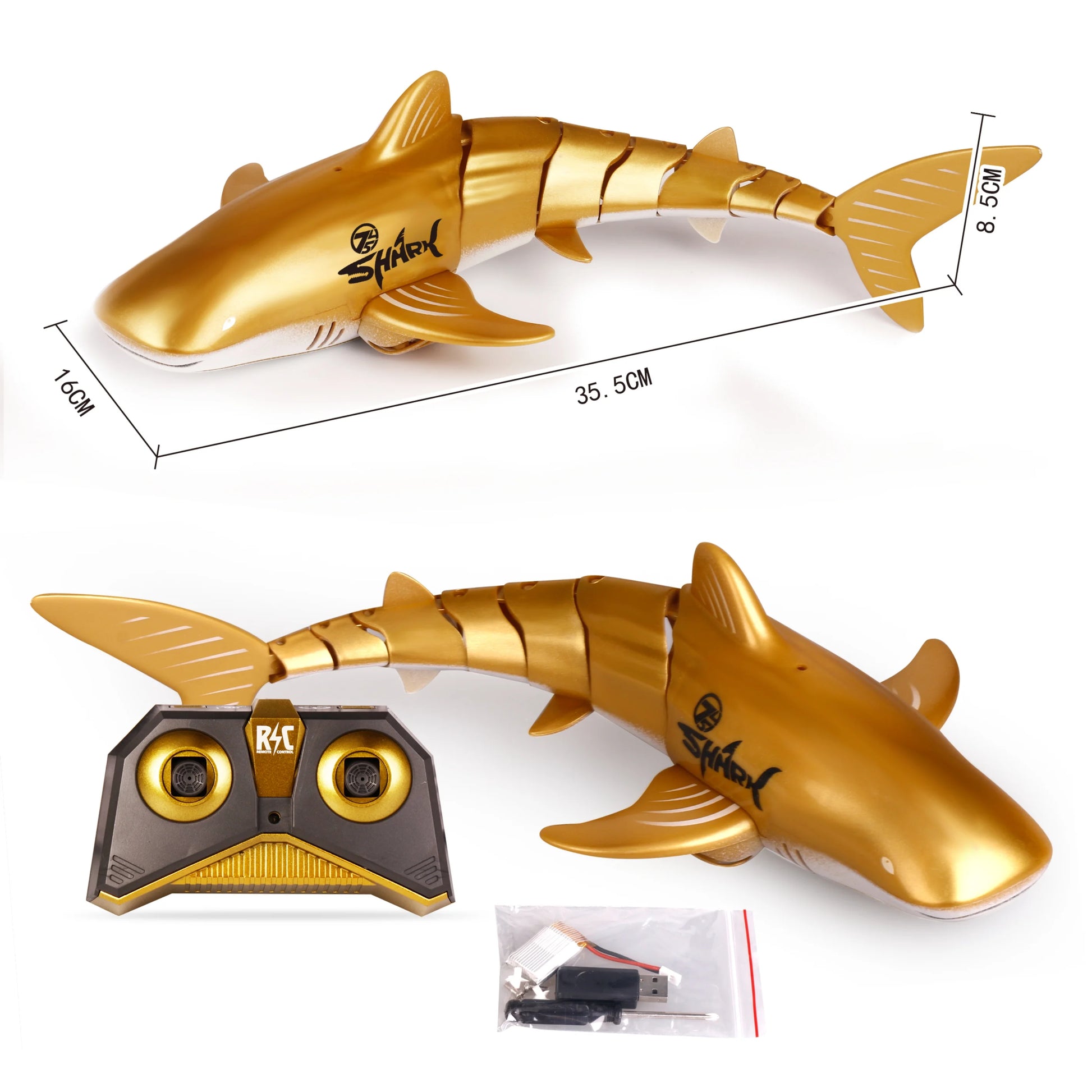 Rc Whale Shark Toy Robots Remote Control Animals Marine Life Tub Pool Electric Fish Children Bath Toys for Kids Boys Submarine