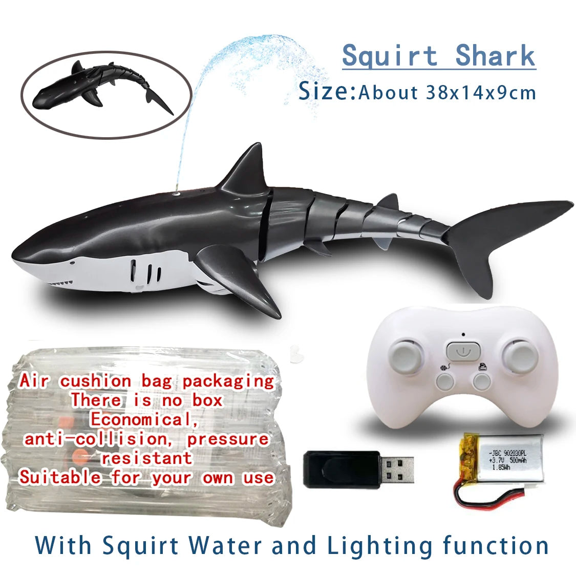 Rc Whale Shark Toy Robots Remote Control Animals Marine Life Tub Pool Electric Fish Children Bath Toys for Kids Boys Submarine